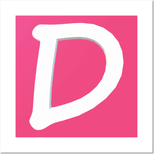 Letter D Posters and Art